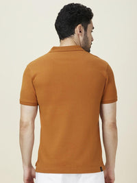 Being Human Men Solid Polo Collar Slim Fit T-shirt