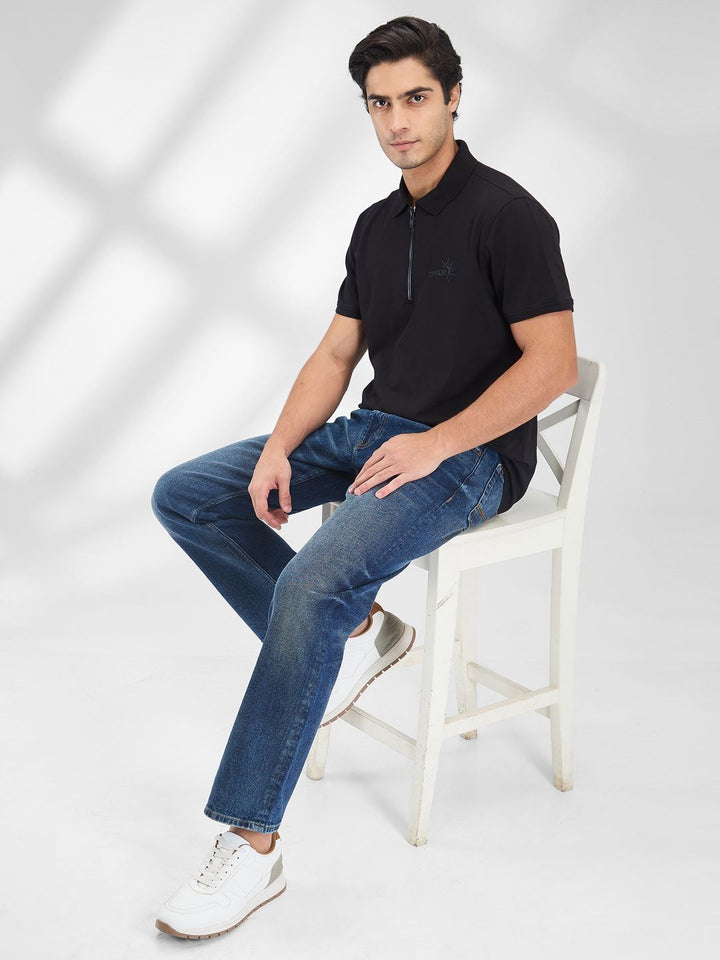 SPYKAR Men Polo Collar Slim Fit T-shirt