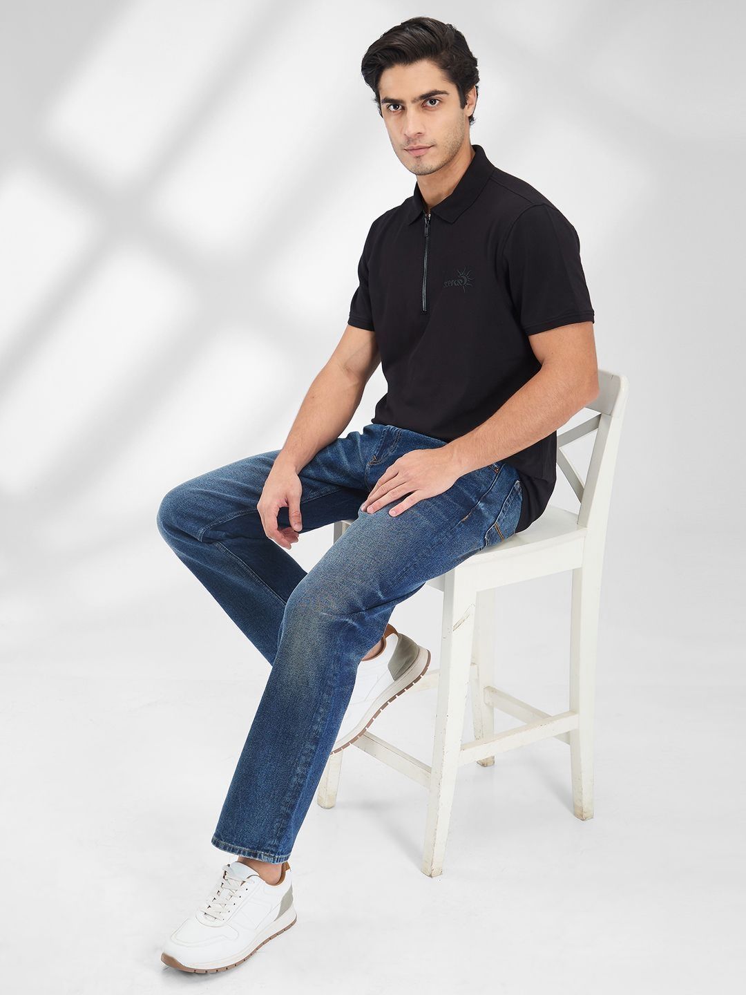 SPYKAR Men Polo Collar Slim Fit T-shirt