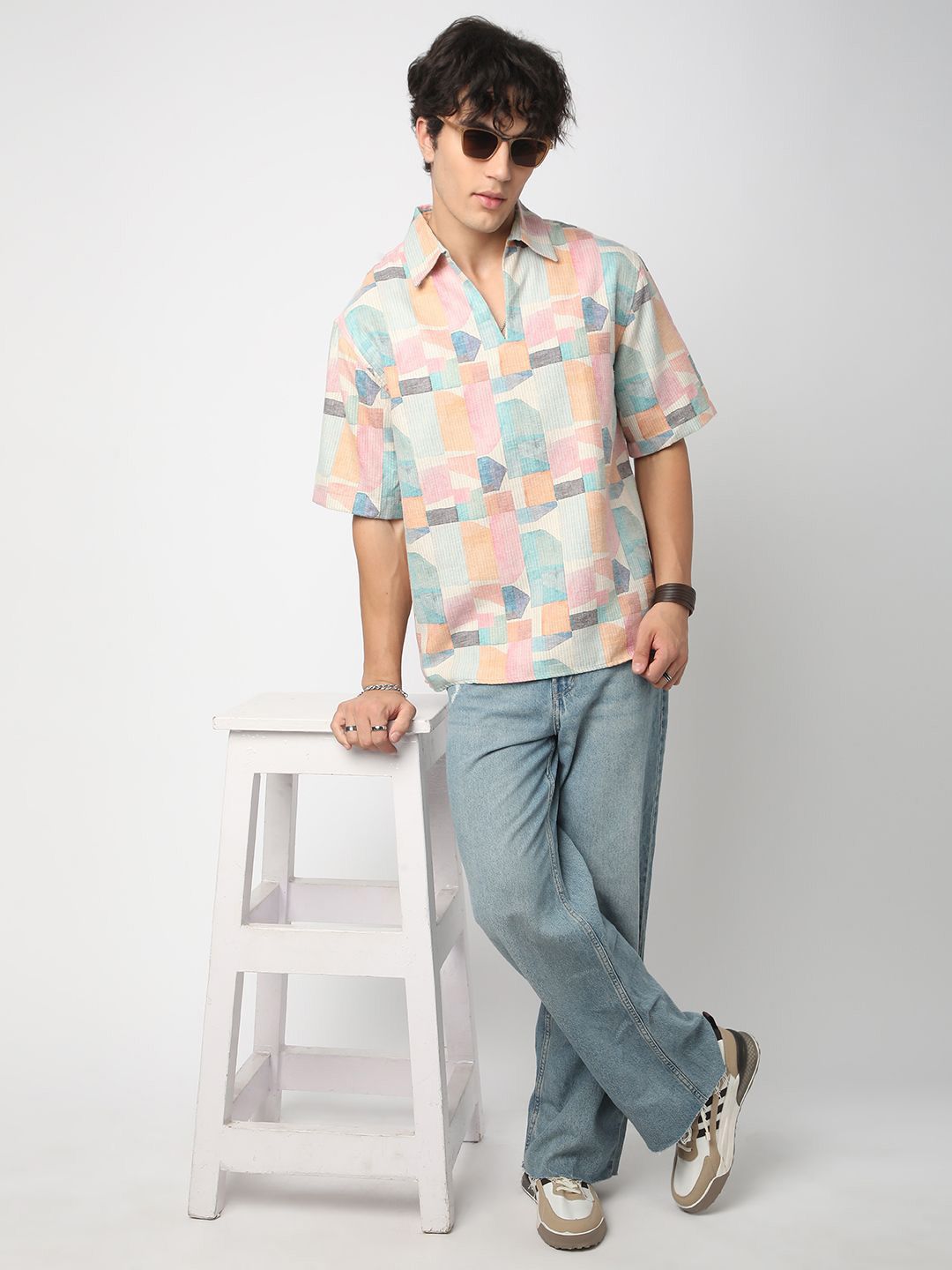 VASTRADO Men Classic Opaque Printed Casual Shirt