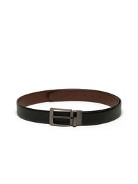 Teakwood Leathers Men Textured Leather Reversible Formal Belt