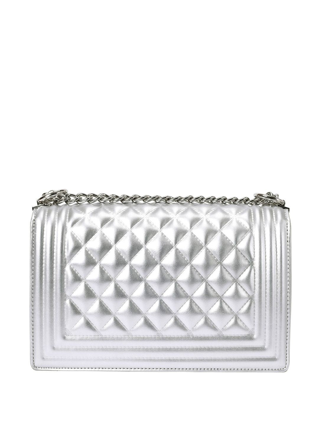 Lino Perros Structured Sling Bag with Quilted Detail