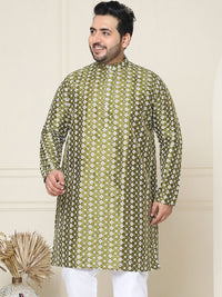 SOJANYA PLUS Kurta Lurus Kolar Mandarin Sulam Bunga