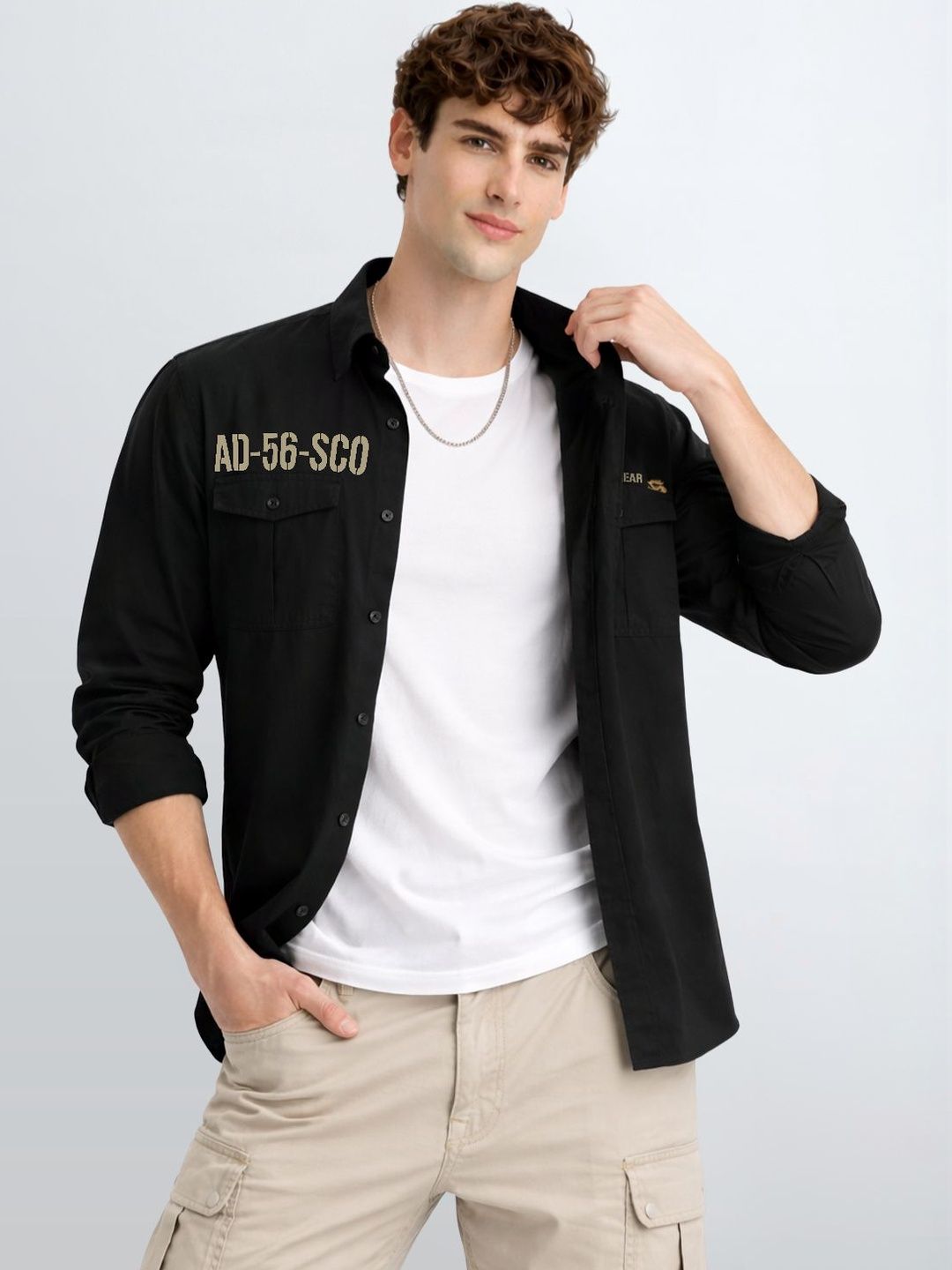 Baju Kasual Bercetak Standard ADRO Lelaki