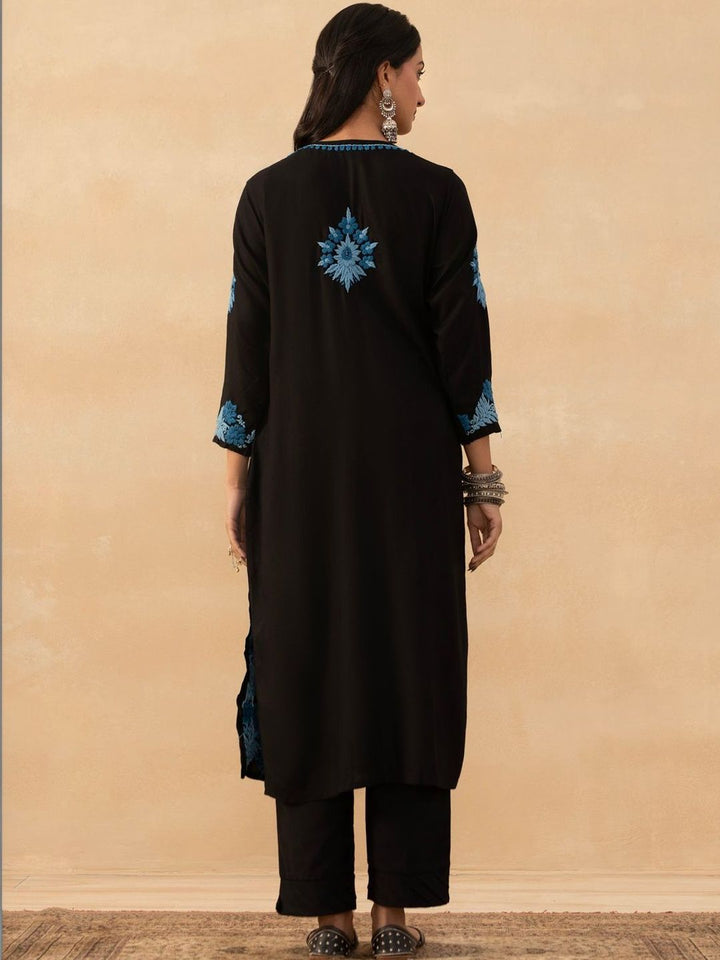 Rumah Wanita Chikankari Sulam Kurta Chikankari