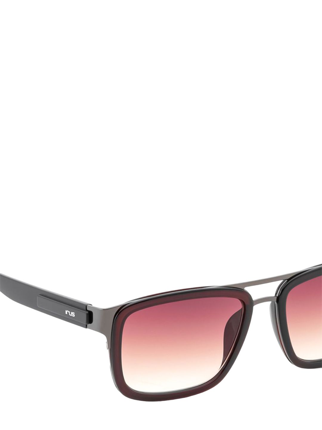 Irus oleh lelaki cermin mata hitam segi empat tepat dengan lensa dilindungi UV IRS1337C3SG