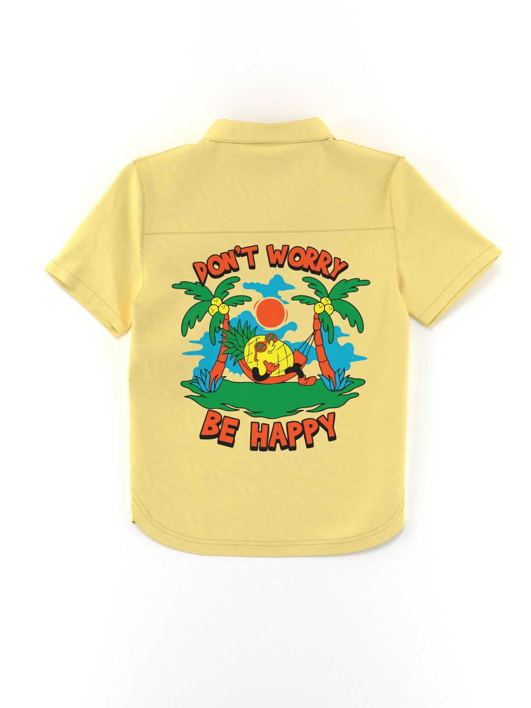 Nauti Nati Boys Graphic Printed Cotton Poplin Shirt With Shorts