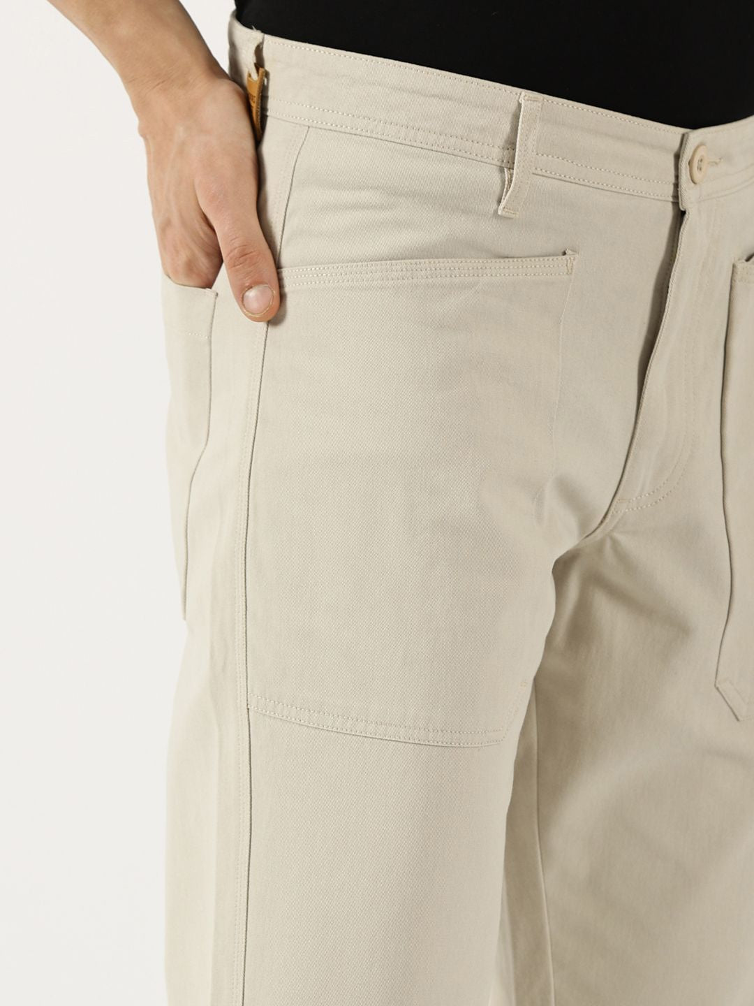 Thomas Scott Men Smart Straight Fit Easy Wash Trousers