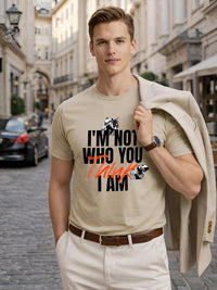 ADRO Men Typography Printed T-shirt