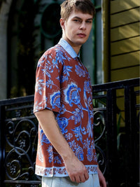 Eszett Men Floral Printed Casual Shirt