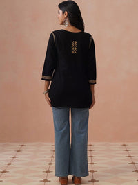 House of Chikankari Women Ethnic Motifs Embroidered Thread Work Kurta
