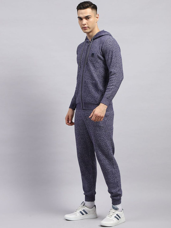 Monte Carlo Men Mid-Rise Long Sleeves Hooded Neck Tracksuit