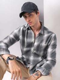 VASTRADO Men Classic Checked Casual Shirt