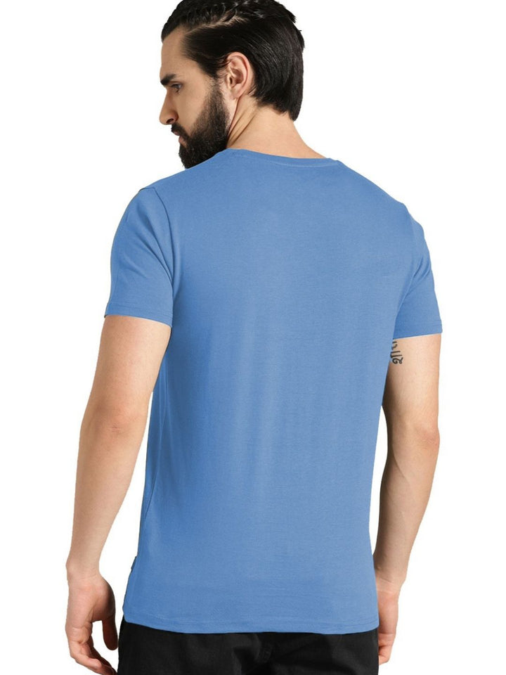 ADRO Men Pack of 3 Typography Printed Round Neck Cotton T-shirts