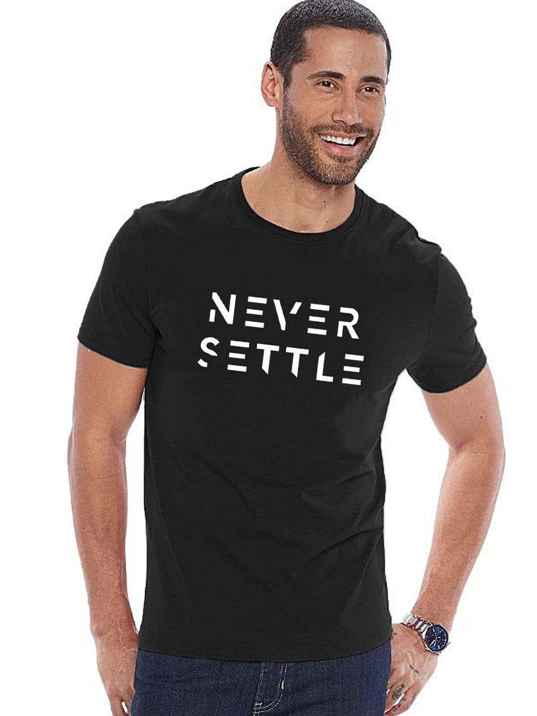ADRO Men Pack Of 3 Men Graphic Printed T-shirt