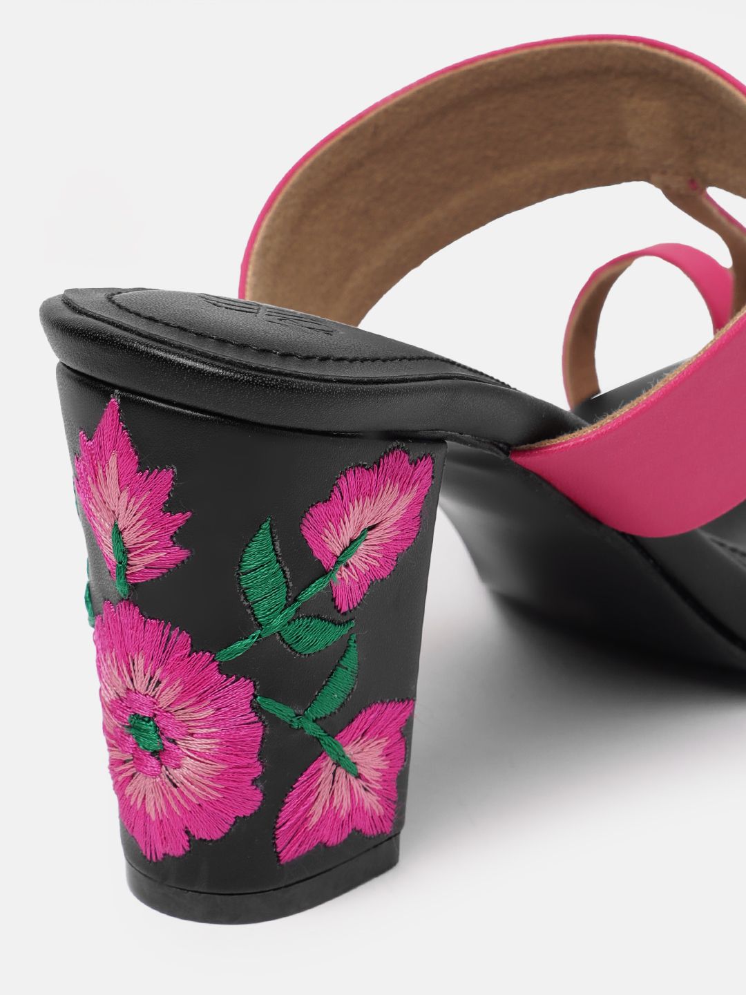 House of Pataudi Open Toe Block Heels