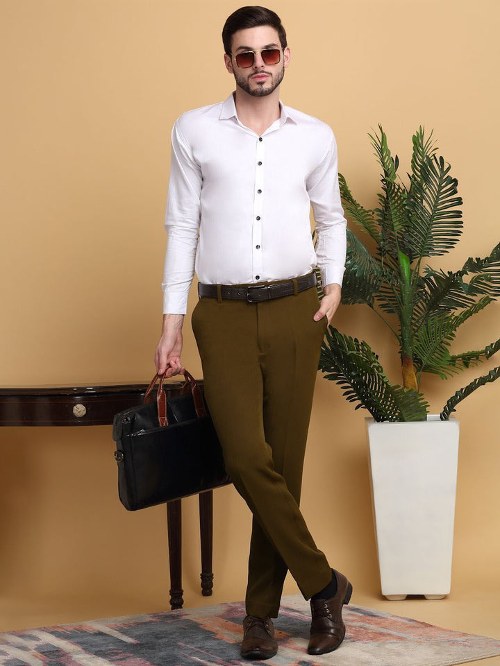 Seluar Formal Padat Slim Fit KLOTTHE Lelaki