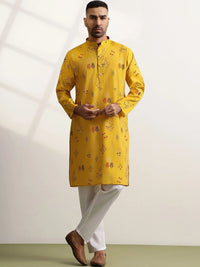 Anouk Men Printed Regular Kurta with Trousers