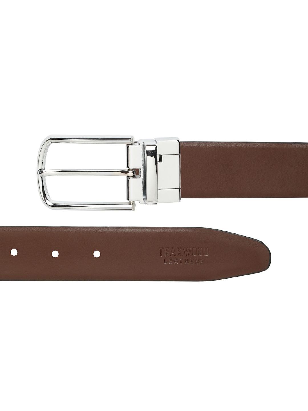 Teakwood Leathers Men Leather Reversible Belt