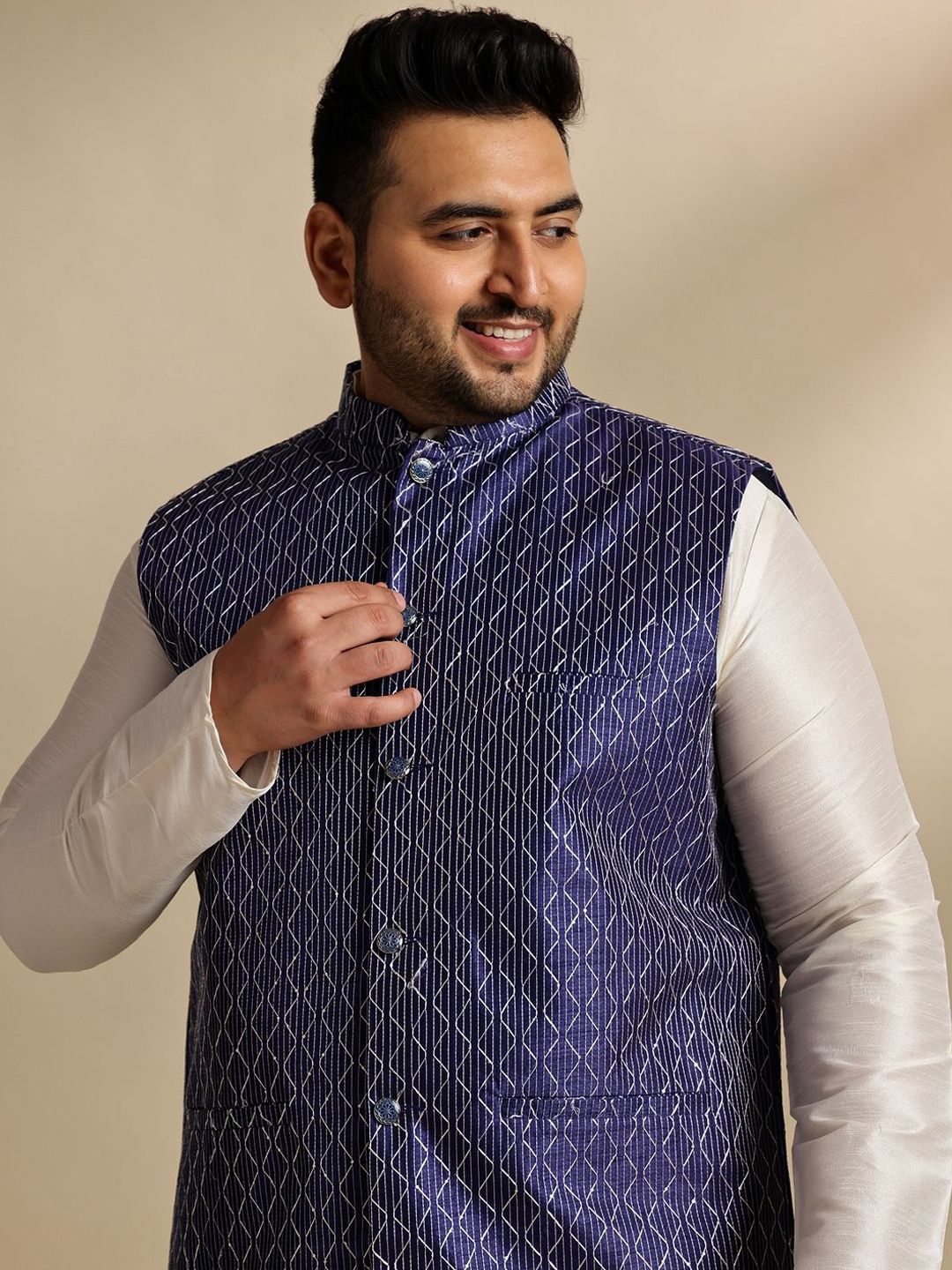 Jaket Nehru Sulam SOJANYA PLUS