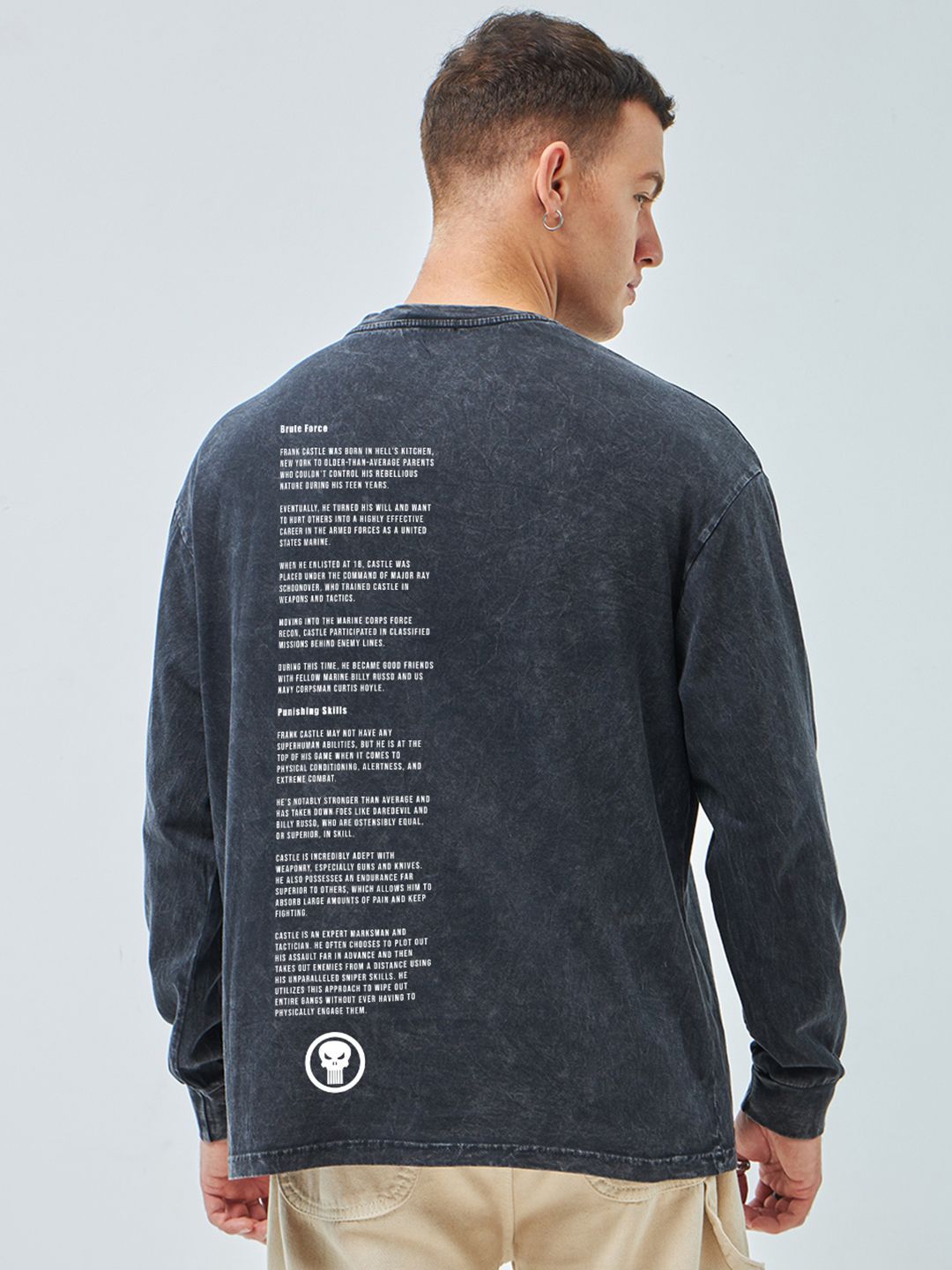 Bewakoof Men Graphic Printed Round Neck Pure Cotton Oversized T-Shirt