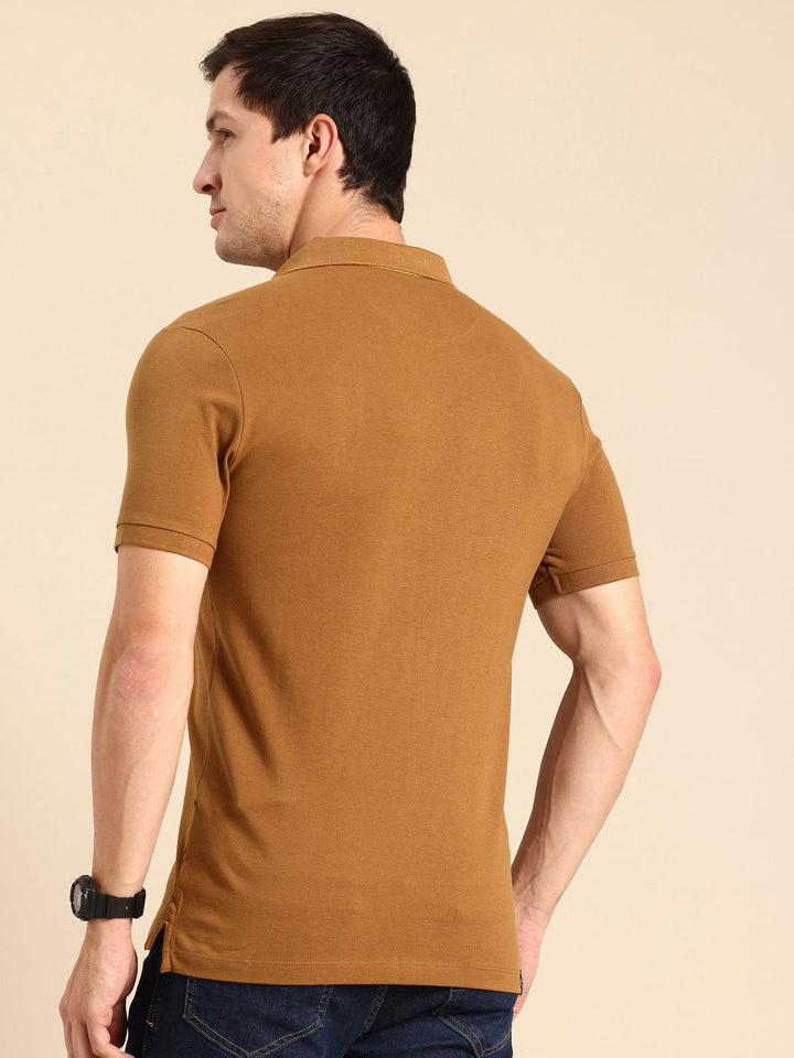 Being Human Polo Collar Pure Cotton T-shirt