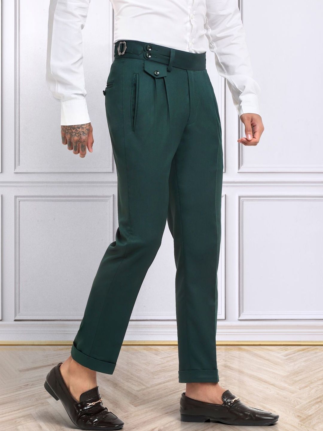 Moda Rapido Men Slim Fit Easy Wash Trousers