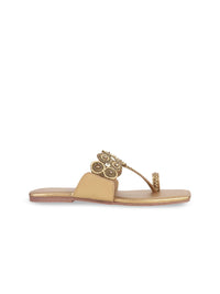 Mochi Women Ethnic One Toe Flats