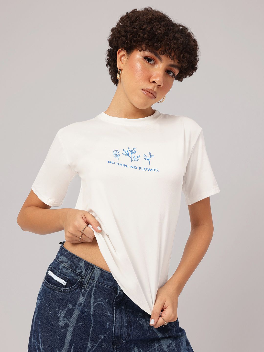 DressBerry Basics Core Printed T-shirt