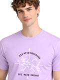 ADRO Men Typography Printed T-shirt