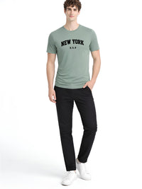 ADRO Men Typography Printed T-shirt
