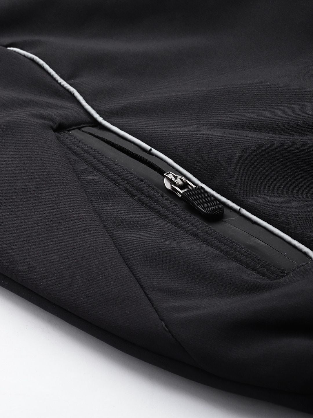 The Indian Garage Co Men Zip-Front Bomber Jacket with Zipper Pockets