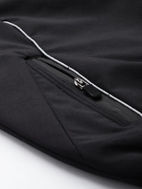 The Indian Garage Co Men Zip-Front Bomber Jacket with Zipper Pockets