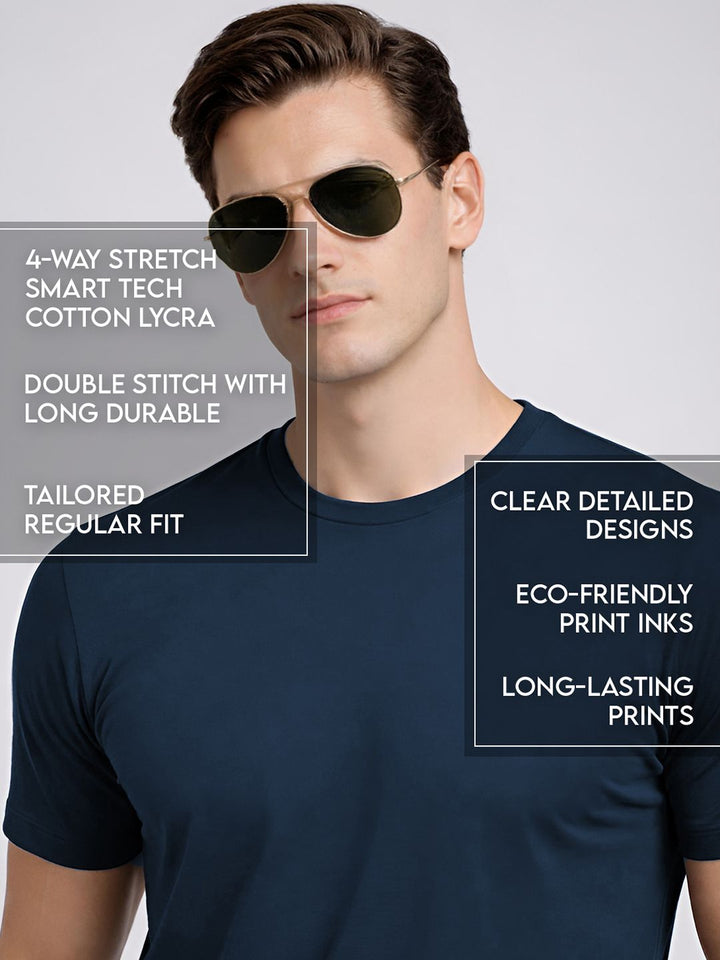 ADRO Men Printed T-shirt