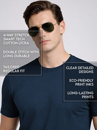 ADRO Men Printed T-shirt