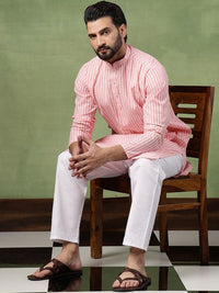 SOJANYA Men Striped Kurta