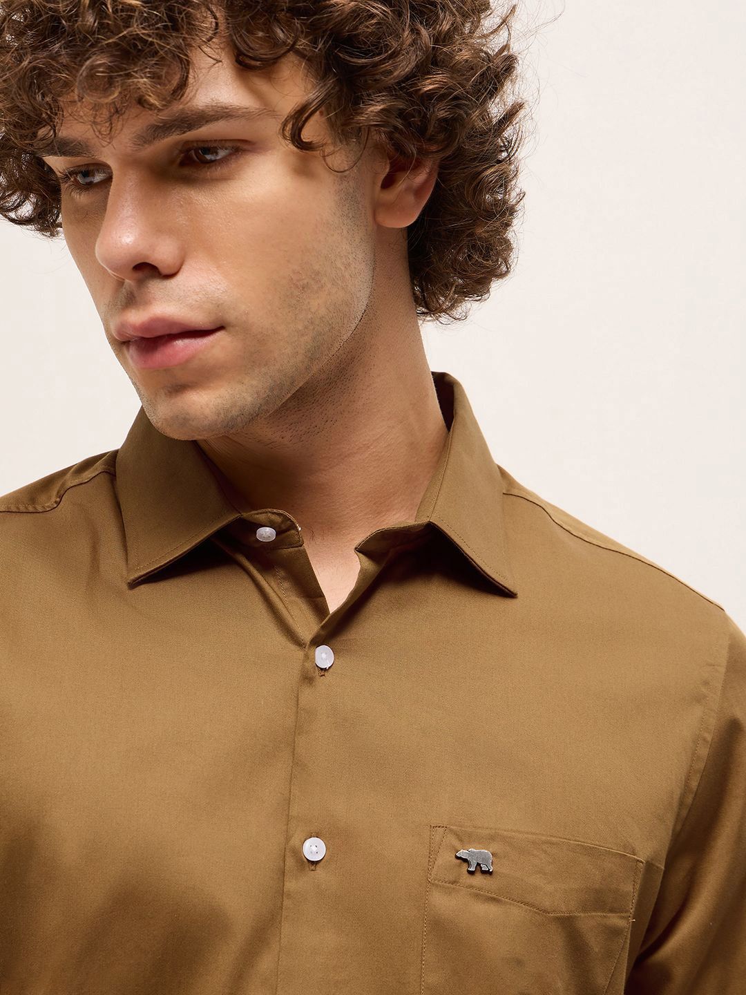 THE BEAR HOUSE Men Tailored Fit Opaque Formal Shirt
