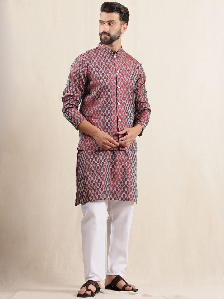 Anouk Men Regular Kurta with Pyjama With Nehru jacket