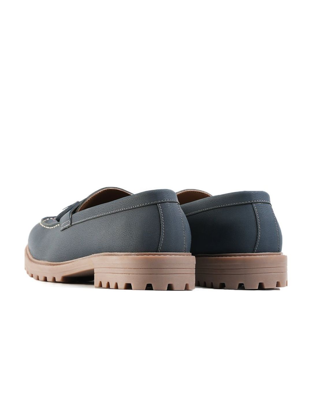 MONKSTORY Cosmopolitan Bold Tassel Loafers  - Blue