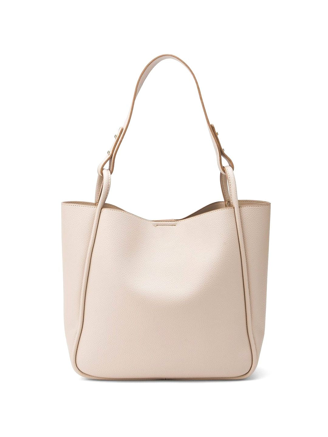 Lino Perros Colourblocked Oversized Shopper Tote Bag with Tasselled