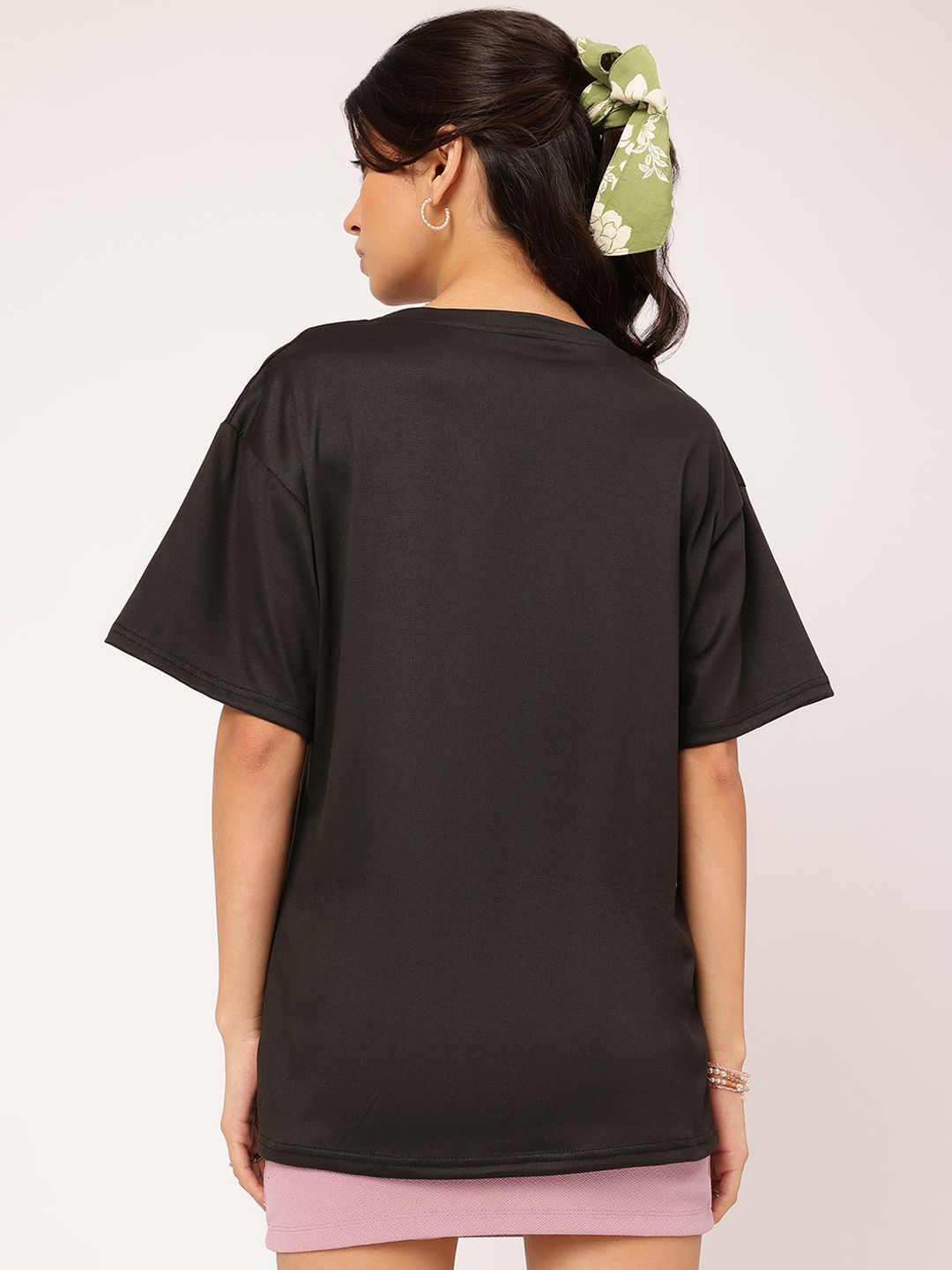 DressBerry Heartthrob Threads Printed Relaxed T-shirt