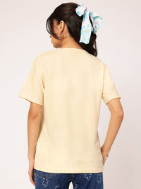 DressBerry Cozy Chic Effortless Edge Printed Tee