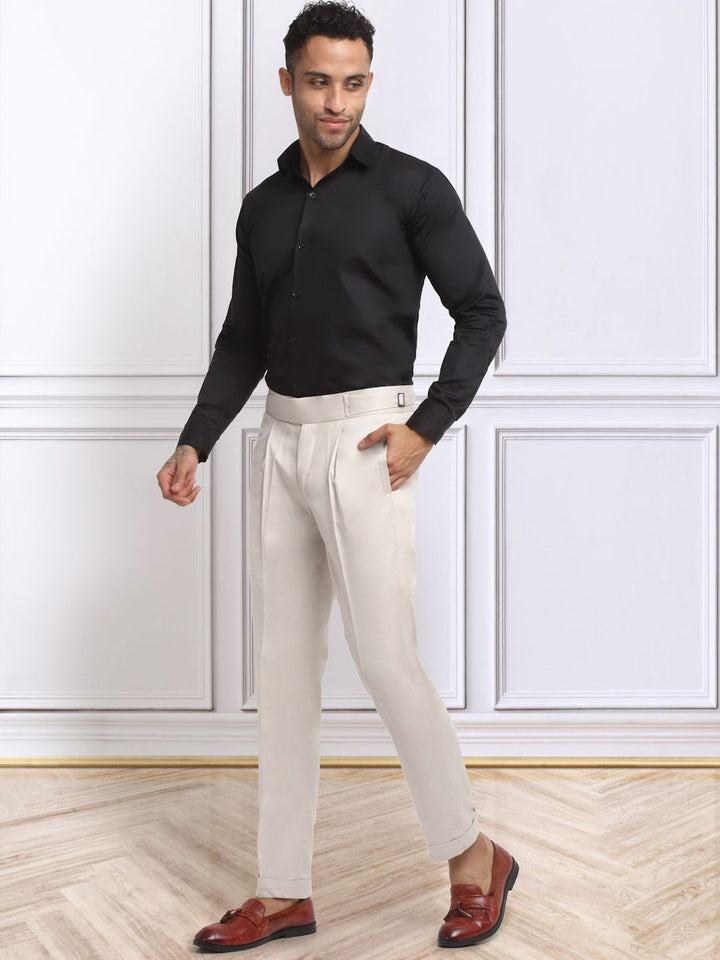 KLOTTHE Men Slim Fit Trousers