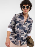 Campus Sutra Men Comfort Spread Collar Abstract Printed Casual Shirt