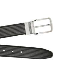 Teakwood Men Leathers Textured Tang Formal Belt