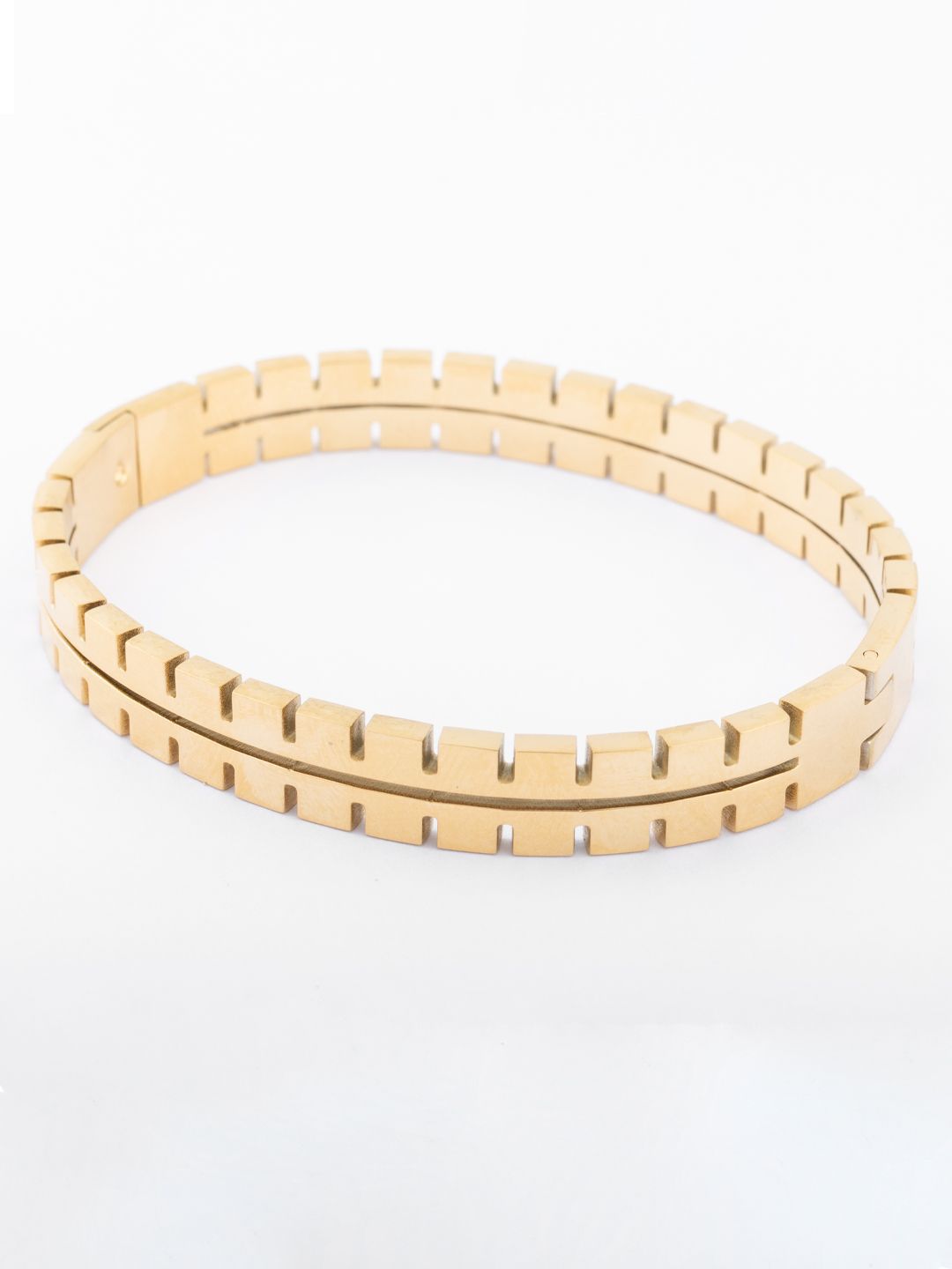 VOGUE PANASH Wanita Brass Gold-plated Bangle-Style Bracelet