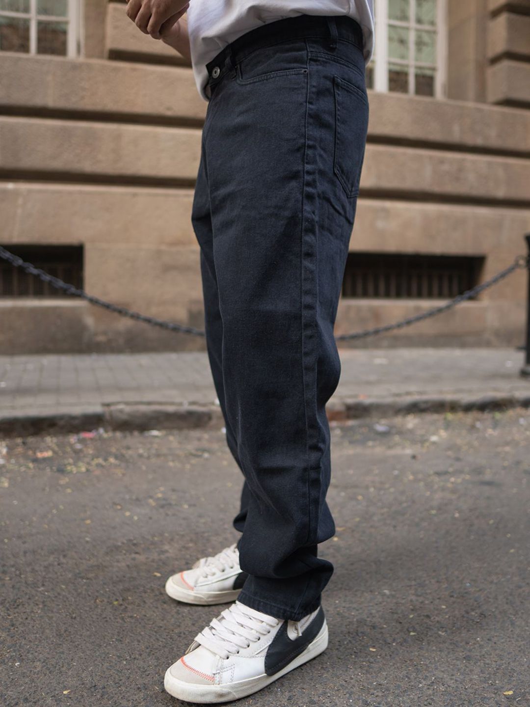 Powerlook Men Comfort Fit Slash Knee Jeans