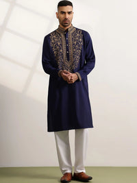 Anouk Men Ethnic Motifs Embroidered Thread Work Grandeur & Majestic Artwork Kurta