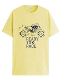 ADRO Men Graphic Printed Round Neck Cotton T-shirt