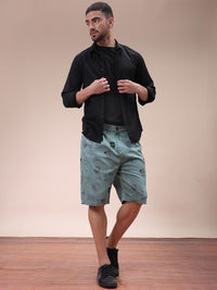 The Indian Garage Co Men Abstract Printed Relaxed Fit Shorts